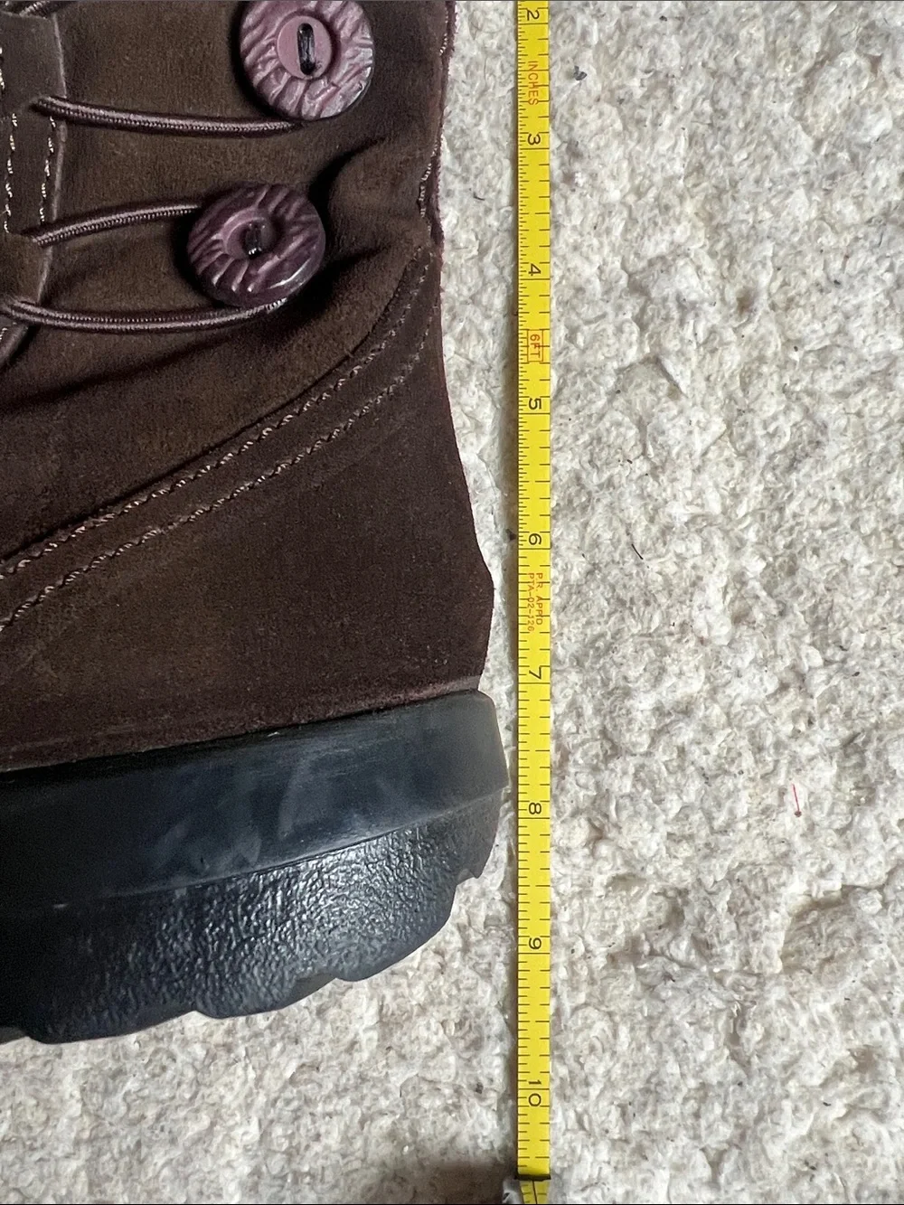 Clarks Dark Brown Suede Shearling Winter Boots